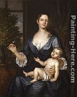 Son Canvas Paintings - Mrs. Francis Brinley and Her Son Francis